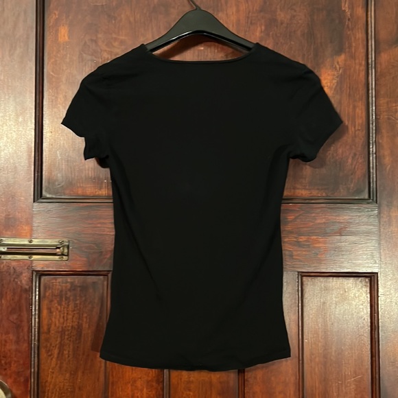 Express Women’s Black Cutout Shirt Small - Picture 3 of 3